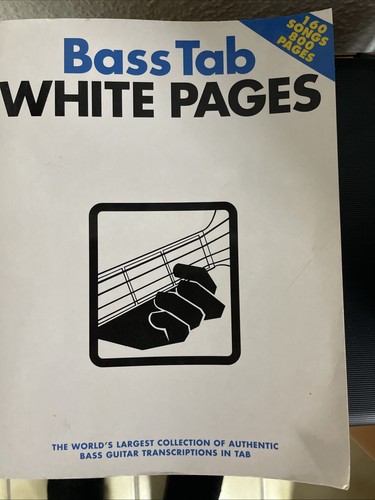 White pages basstabs buch - white,